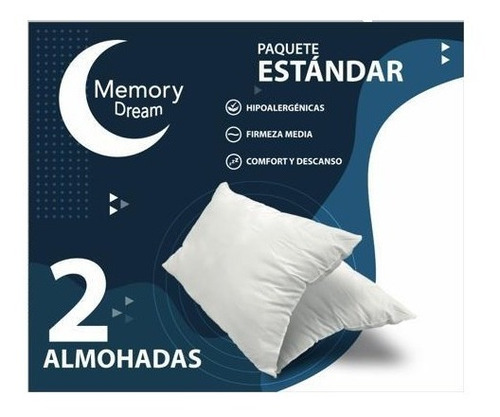 Paquete De Dos Almohadas Antialergenicas En Oferta
