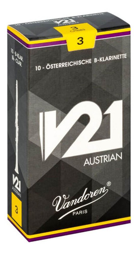 Vandoren V21 Austrian Cañas Clarinete Sib - Caja/10