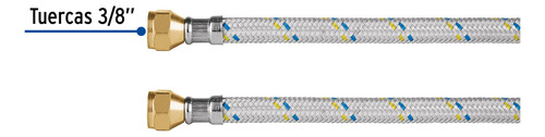 Manguera Aluminio Gas 3/8'' X 3/8'' 4 Mt Foset 49142