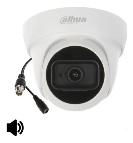 Imagen 3 de 9 de Camara Dahua Audio Hdcvi 2mp Ir30m Exterior Micrófono Domo