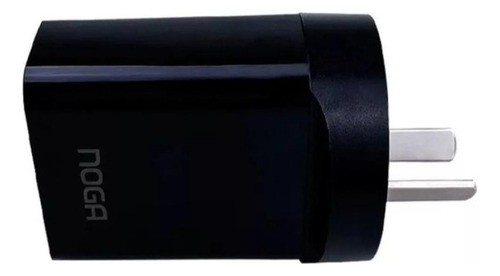 Cargador Carga Rapida Micro Usb + Cable Noga Color Negro