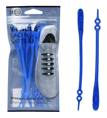 Agujetas Elasticas Para Tenis V-lance Tenis Pack 14 Pz 