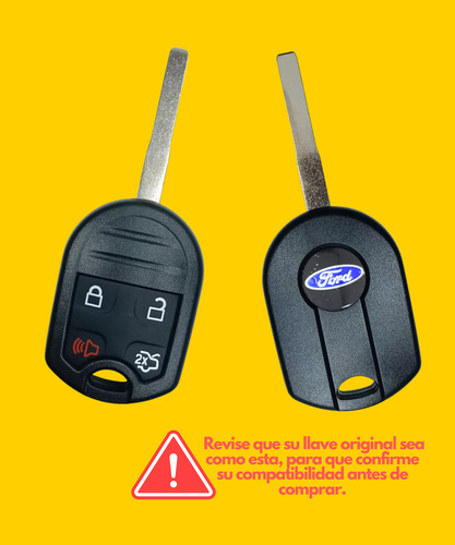 Carcasa Llave Control Ford Fiesta 2015-2019 Ks52