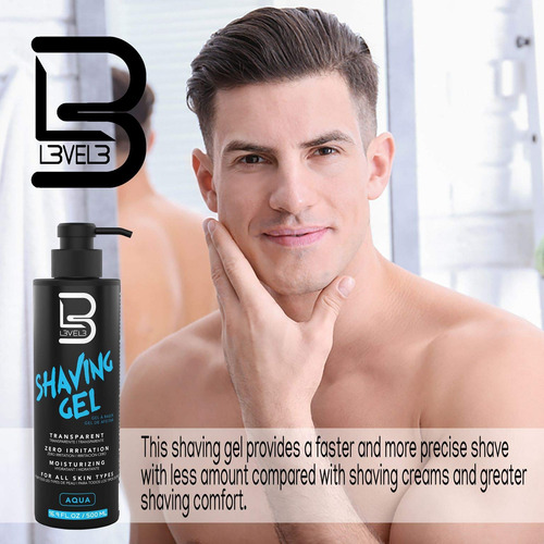 Gel De Afeitar L3 Level Three Razor Straight Razor Shave Aqu