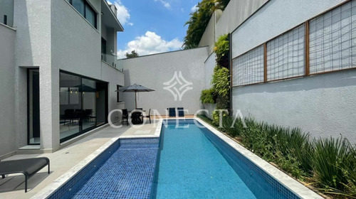 Imagem 13 de 30 de Casa De Alto Padrão Para Locação Em Alphaville - Gênesis 2 - Casa 560m² - 6 Suítes - 6 Vagas - Mobiliada - Cnclp1102-2