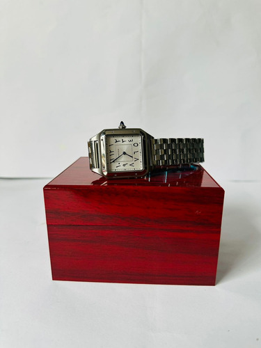 Reloj Pulsera Cartier Números Árabes Plata Plata Plata (Usado)