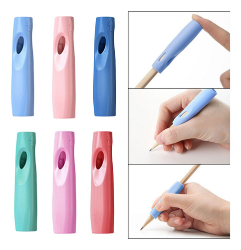 6x Extensor De Lápiz De Silicona Soporte De Lápiz De Arte