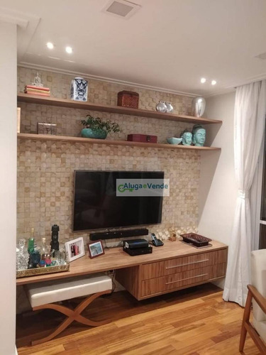 Imagem 2 de 30 de Lindo Apartamento Com 3 Dormitórios, Andar Alto, Vista Livre À Venda, No Condomínio Parque Clube, 91 M² Por R$ 720.000 - Vila Augusta - Guarulhos/sp - Ap0152