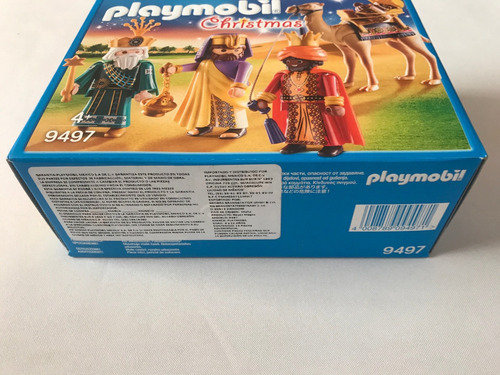 3 Reyes Magos Y Camello Playmobil Christmas 9497 Nacimiento (Usado)
