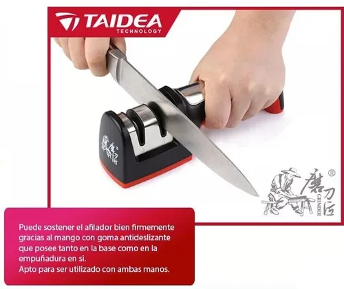 Afilador Cuchillos Asentador Acero Ceramica Taidea T1005dc