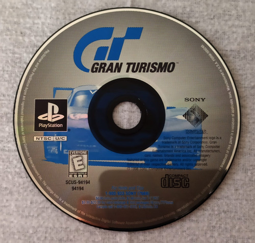 Gran Turismo Ps1 Playstation Disco (Usado)
