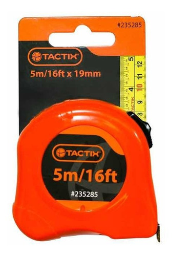 Huincha Medir Tactix En Display 5 Mts - Mod 235285