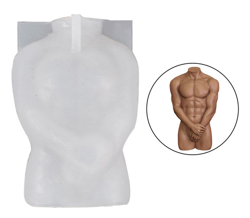 Imagen 4 de 11 de Molde De Silicona Para Cuerpo Humano Molde Los 6.2x4x9.7cm