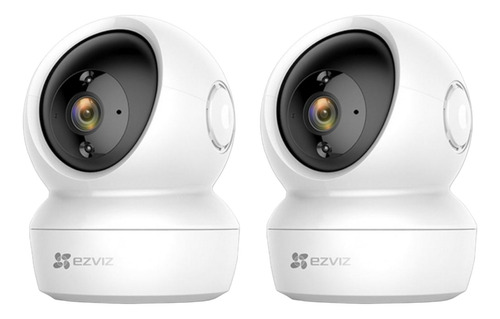 Combo 2 Cámaras Ip Wifi Ezviz Cs-c6n 2mp 1080p Rotación 360°