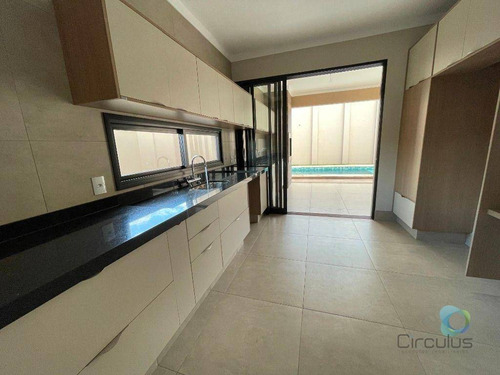 Casa 04 Com Suítes, 395 M² C/ Elevador - Alphaville Iii - Ribeirão Preto/sp - Ca1096