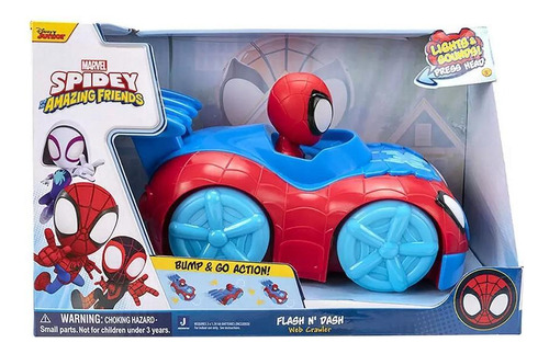 Spidey Carrinho De 20cm Com Luz E Som 3537 - Sunny