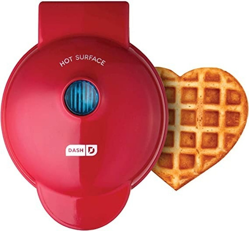 Máquina De Waffles Dash, Corazón Rojo, V 110