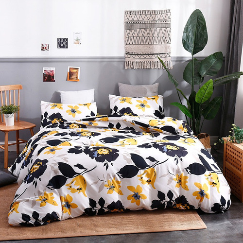 Duvet Cover Sencillo (forro Plumón Unicolor+ 1 Fundas) 