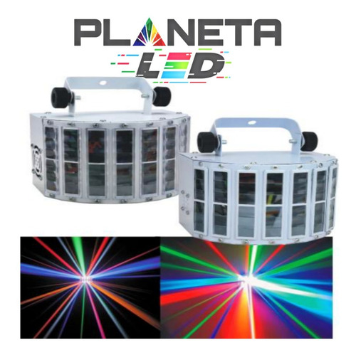 Luces Led Dj Tacho Robótica Derby Audio Rítmico 48 Lentes