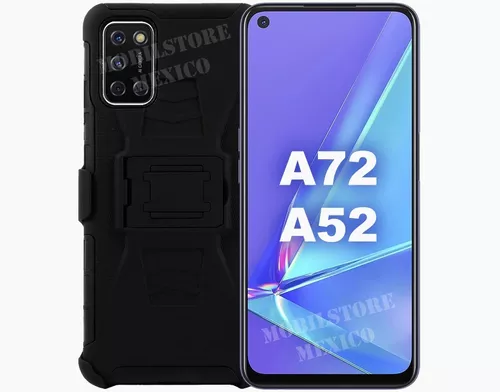  Compatible con Oppo A72 funda de teléfono móvil a prueba de  golpes, doble capa, altamente transparente, color degradado (negro, para Oppo  A72) : Celulares y Accesorios