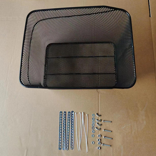 Cesta De Bicicleta Trasera Duradera, Herramienta De Metal,