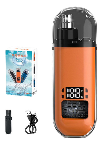 Pele De Cabello De La Nariz Naranja Con Pantalla