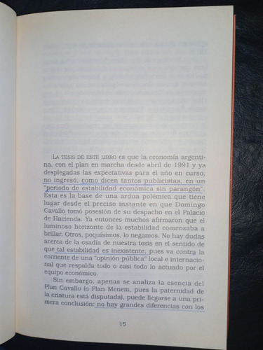 Fuegos De Artificio Plan Convertibilidad Daniel Muchnik