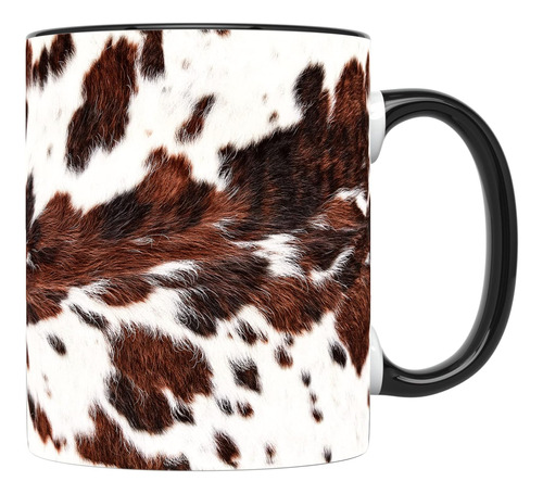 Younique Designs Taza Con Estampado De Vaca, 11 Onzas, Cosas