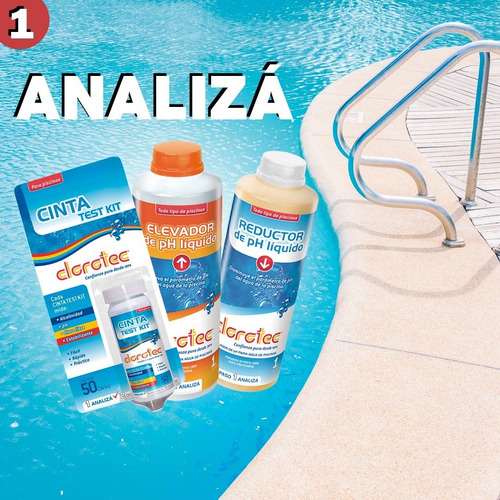 Reductor De Ph Clorotec X 1 Lt Limpieza Pileta