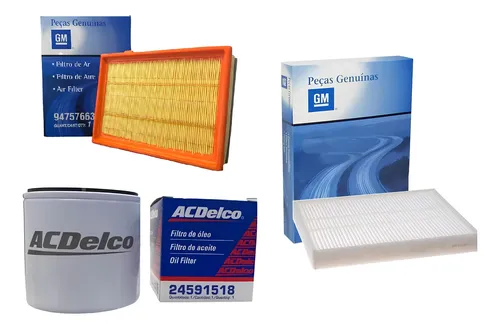 Kit Filtros Originales Chevrolet Onix Prisma 1.4