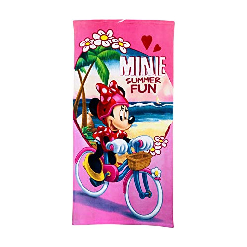 Girls Character Soft Beach/hooded Towels (on Bike)