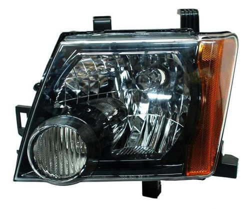 Faro Nissan Xterra 2005-2006-2007-2008 Fondo Negro Izquierdo