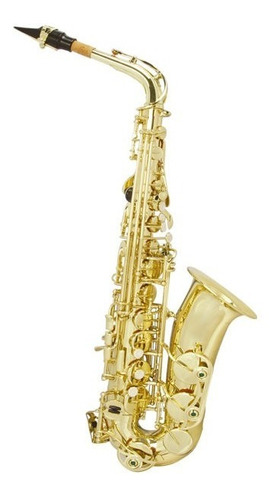 Saxo Alto Lincoln Winds Dorado Eb Agudo + Estuche 