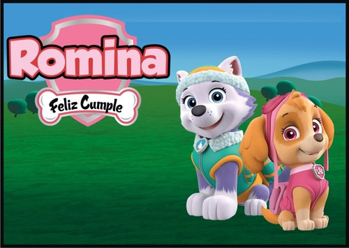 Banners Infantiles, Cumpleaños, Paw-patrol,patrulla Canina