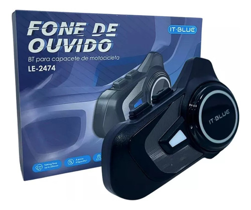 Fone Intercomunicador A Prova D'água Para Capacete