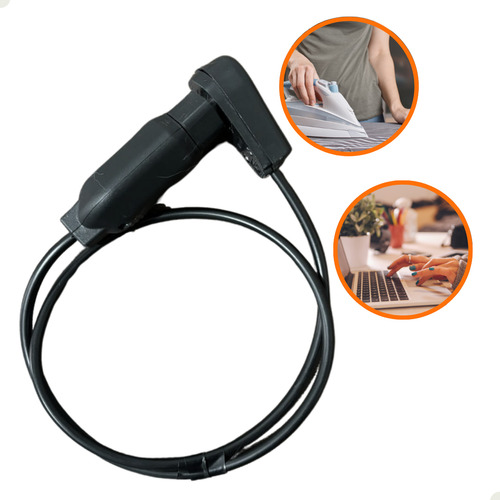 Extensão Tomada Pequena 1,5 Metros 10/20a Bivolt Cor Preto 127/220v