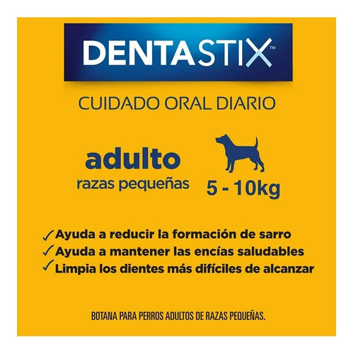 Botanas Para Perro Dentastix Pedigree Razas Pequeñas 105g