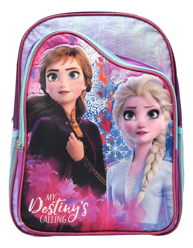 Mochila Frozen My Destinys Calling Estampada Violeta Primaria Ruz