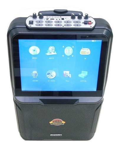 Caixa  Ecopower Ep-s603 - Bluetooth - Com Tela De 15 Pol -fm