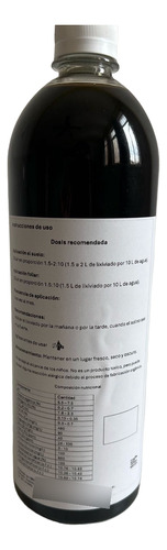Lixiviado De Humus De Lombriz Abono 100% Organico Liquido 1l