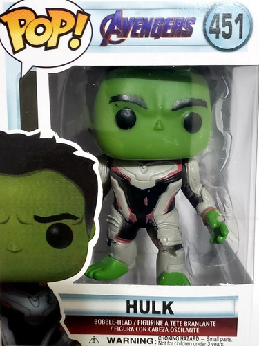 Hulk Avengers 451 Funko Pop Alternativo Importado