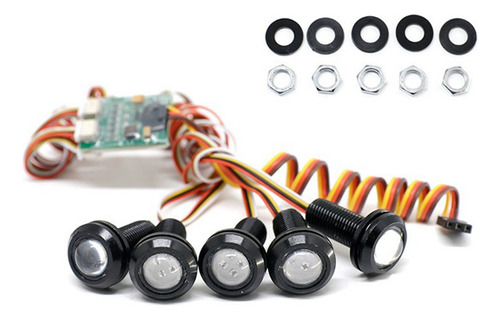 Kit De Luz Rc Con Faros De 10 Modos Traxxas Slash 1/10