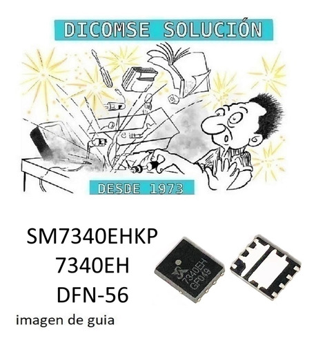 Integrado Sm7340ehkp Sm7340 7340eh Sm7340eh Dfn56 Mosfet