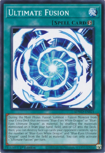 Ultimate Fusion - Mysterytcg Sdwd-en021 Inglés