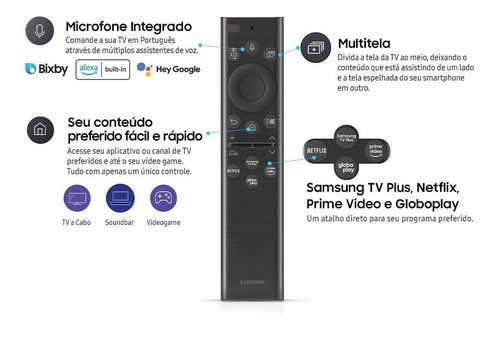 Imagem 2 de 10 de Samsung Smart Tv 60'' Qled 4k 60q65b 2022, Design Slim