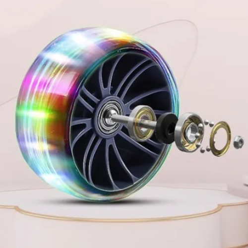 Imagen 3 de 7 de Scooter 3 Ruedas Para Niños, Patinete Con Luz Led