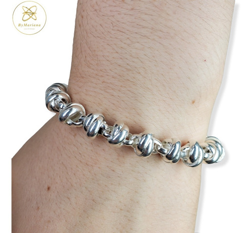 Imagen 2 de 7 de Pulsera Plata Nudo Chica