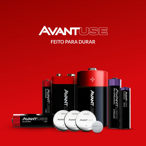 Kit 8 Pilhas Alcalina Pequena Aa 2a 1.5v Cod 408020015 Avant
