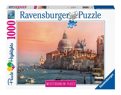 Venecia Gran Canal Rompecabezas 1000 Pz Ravensburger 70x50cm