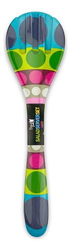 Juego De 2 Piezas Servidor Ensalada Melamina 33 Cm Para Exte